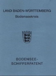 Bild vom Schein Bodenseeschifferpatent A Theorie